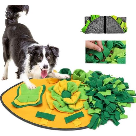Tapis de détection de odeurs pour chien, lavable, jouet intelligent, pliable, antidérapant, absorbant les odeurs, jouet de détection de odeurs, jouet intelligent, convient aux animaux de compagnie, ch (1/5)