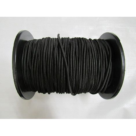 3MM x 100M (328FT) Black Elastic Bungee Shock Cord Rope (1/3)