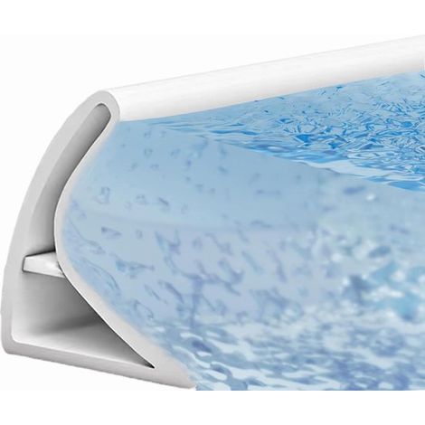 Barriera impermeabile per doccia 200 cm – Silicone autoadesivo, ferma-acqua (1/4)