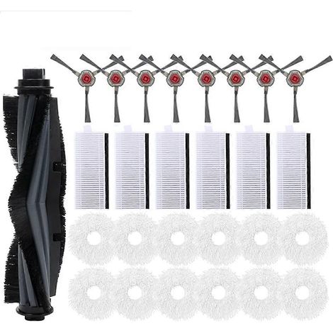 Filtre pour aspirateur brosse pour aspirateur Filtre de brosse pour aspirateur filtre de ECOVACS Deebot N9+/N9&Plus Robot Aspirateur Side Brosse Dust Box Main Brosse Serpillière Cloth Filtre (1/5)