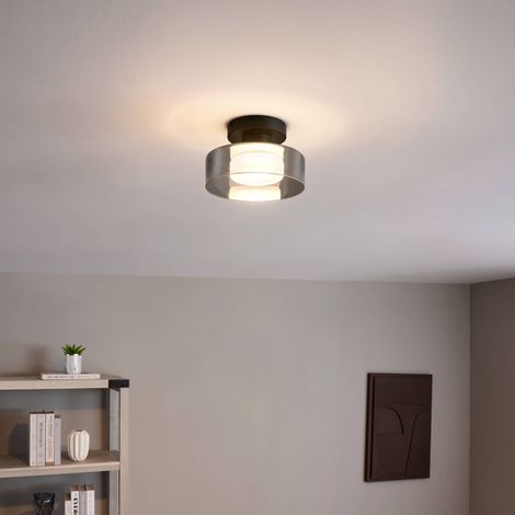 Éclairage mural ou plafond en métal et verre 20 cm - Valdo (1/5)