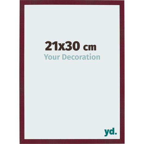 yd. - Cadre photo 21x30 - Vin Rouge Patine - MDF - Bologna (1/5)