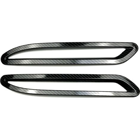 Cache de phare antibrouillard arrière compatible Be-nzz Classe A A180L A200L nouvelle version, bande décorative en fibre de carbone pour modification extérieure, accessoire lumineux design. (1/3)