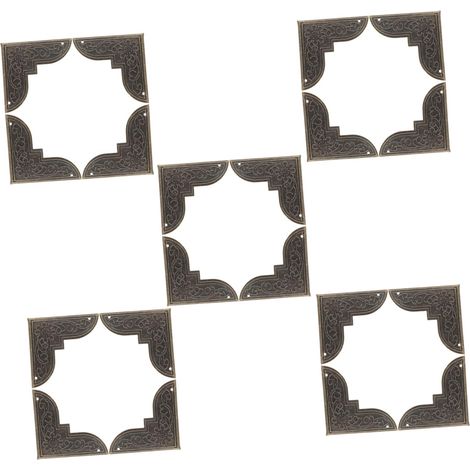 20 protège-coins décoratifs, bois, pour meubles et menuiserie (1/5)