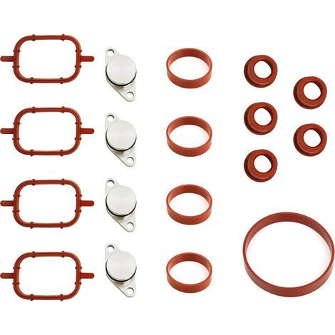 4×22mm Kit Suppression Clapets Admission M47/M47TU Joint Bouchon Collecteur 11612245439 pour E87 E46 E90 E91 E92 E93 E39 E60 E83 E53