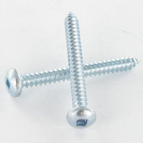 Vis tôle Tête cylindrique large TCL Carré 5.5X70 Acier zingué Empreinte carré 3-10 pièces