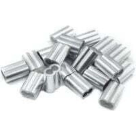 20x manchon à sertir en aluminium avec double virole virole en aluminium de 6,0 mm, pince à sertir, manchon à sertir, manchon à sertir, connecteur de câble 20610mm (1/3)