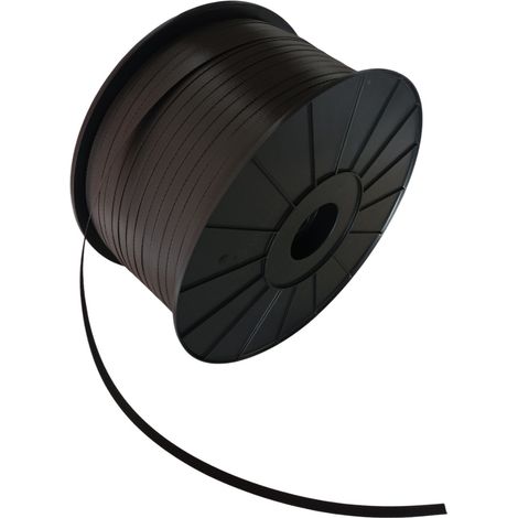 Méduze - Feuillard de cerclage noir 12 mm x 1500 m - En polypropylène - Recyclable - Polyvalent (1/5)
