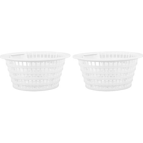Skimmer basket for debris removal, 2 pieces, wear-resistant, durable, 8928 for in-ground pools, spa store (1/5)