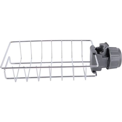 Support de vidange de robinet suspendu, rangement organisé creux en acier inoxydable respirant, porte-éponge Fournitures de cuisine pour cuisine