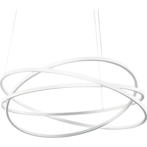Lustre moderne gea luce atia sg b led suspension aluminium silicone