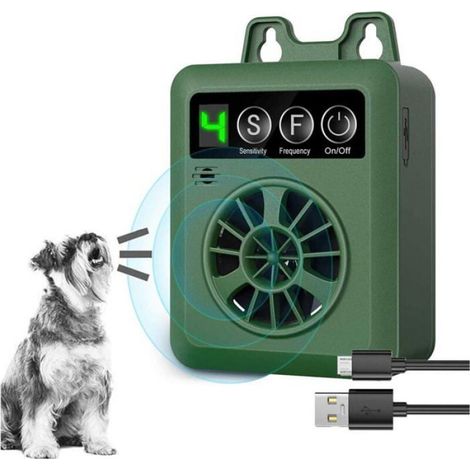 Dispositif d'Arrt d'Aboiement Rechargeable Entraneur de Chien pour Camping et Maison (1/4)