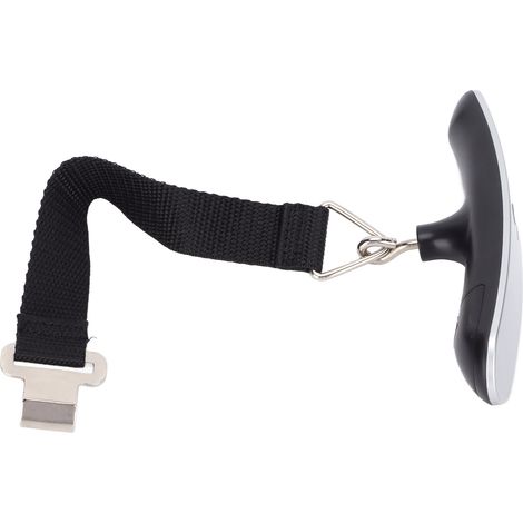 Hochpräzise digitale Reisewaage zum Aufhängen bis 50 kg (110 lb) mit Haken, ideal für Reisen. (1/5)