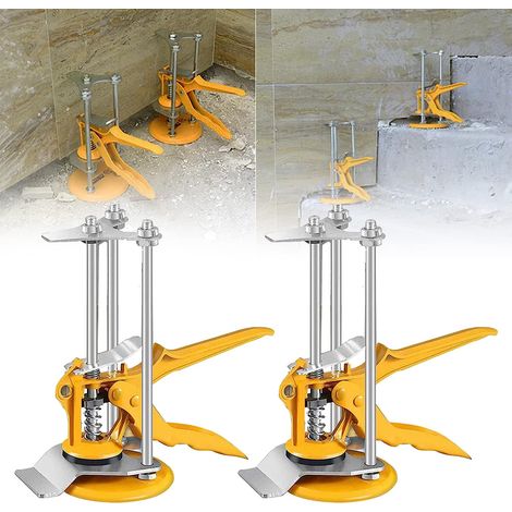 Grid Cool – Lot de 2 leviers de levage en métal – Ajustable de 1 à 9,5 cm – Supporte jusqu'à 100 kg – Pour installation au sol et fenêtres (1/5)