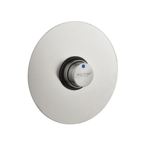 Eingebauter Urinalhahn mit Zeitschaltuhr Serie INOX Idral 08425  Rostfreier Stahl