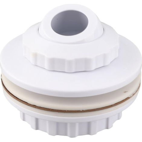 Buse de Refoulement Piscine Réglable avec Tête Orientable à 360°, Buse d'Entrée Piscine, Joints en Silicone, Accessoire pour Circulation d'eau Homogène Piscines Paroi Acier et Spa (1/5)