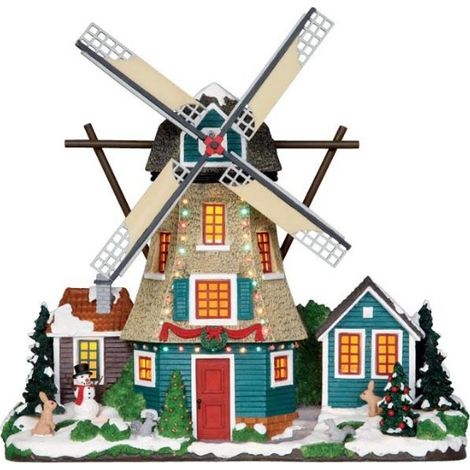 Mulino vento - VILLAGGIO DI NATALE Windmill 25333 LEMAX (1/3)