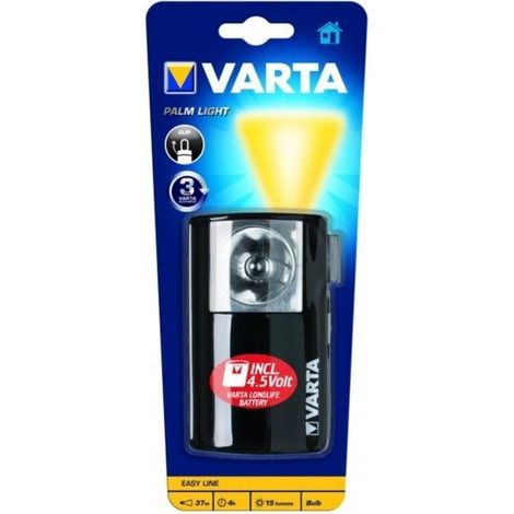 Linterna Varta negra 15 lúmenes 75 metros (1/3)