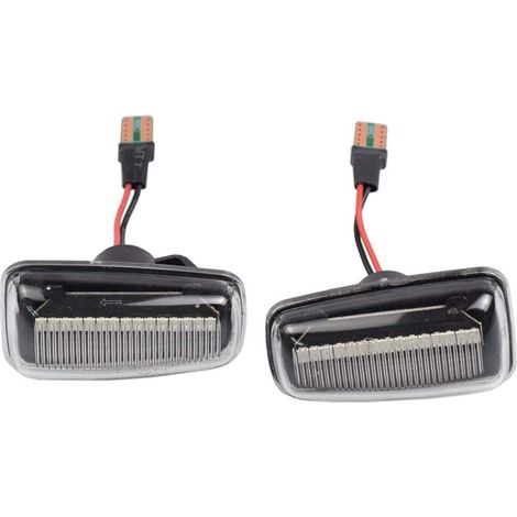 2 intermitentes laterales LED dinámicos con certificado P-eugeot 306 106 406 806 Expert Partner Ranch For Citroen Berlingo Jumpy Saxo Xantia (1/4)