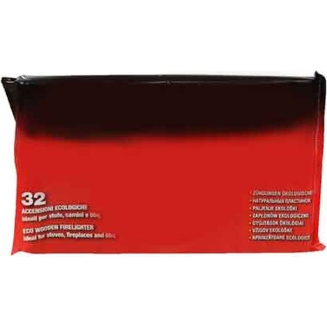 Italfocus 32 cubes allume-feu e'cologiques pour barbecues chemine'es poeles briquets inodore non toxique