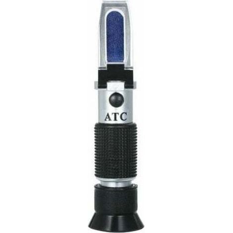 Refractometre De Salinite Densimetres D'Eau De Mer Portables Testeur De Salinite Optique Refractometre Atc Portable, Double Echelle: 0-100‰ & 1.000-1.070 Densite, Testeur D'Eau Salee Pour Aquar