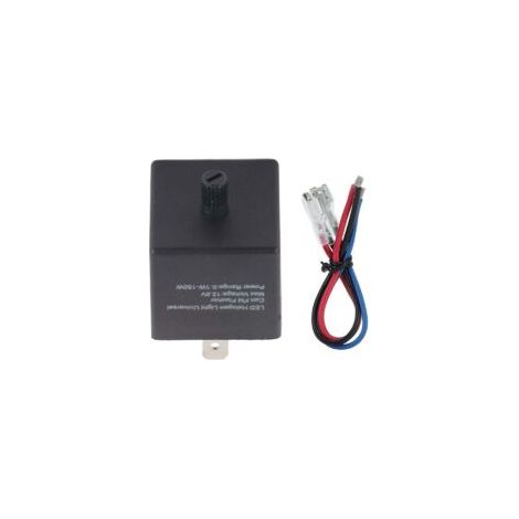 Relé de intermitentes LED de 12V/24V, intermitente duradero, accesorio de repuesto para piezas de automóviles y motocicletas - Crezuo (1/4)