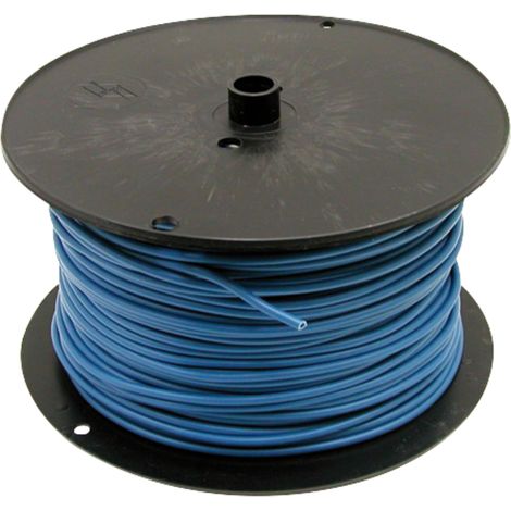 Cavo elettrico unipolare blu, sezione 1,5 mm², lunghezza 100 m.