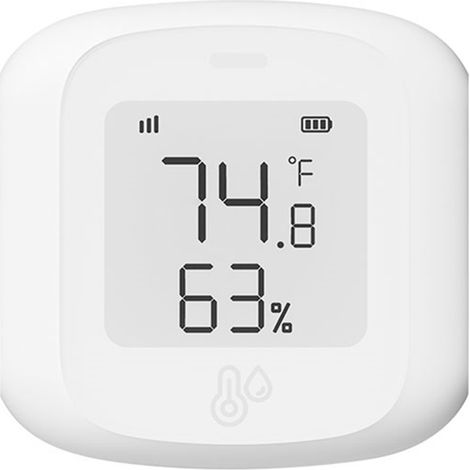 Tuya Smart Zigbee LCD-Temperatur- und Luftfeuchtigkeitssensor, Kabelloser Detektor, Intelligente VerknüPfung, UnterstüTzung für Zuhause (1/5)