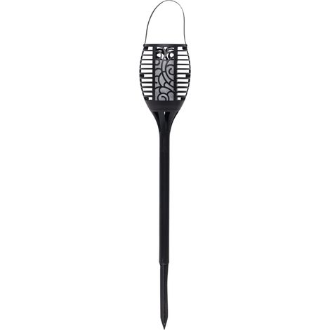 Star LED-Solar-Fackel Flame Schwarz (1/5)