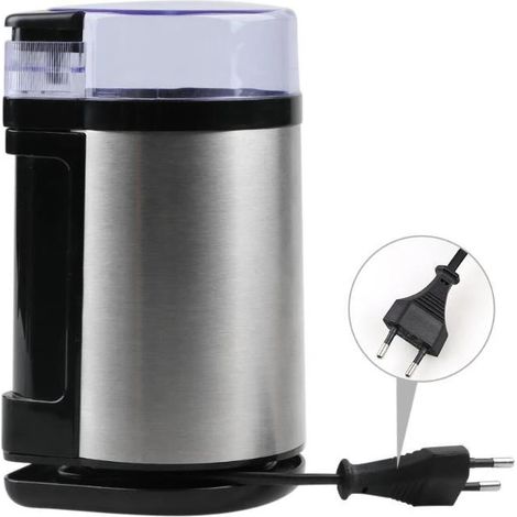 Moulin à café portable en acier inoxydable pour grains de café, pour la maison, le bureau et les voyages.-AquaForge (1/5)