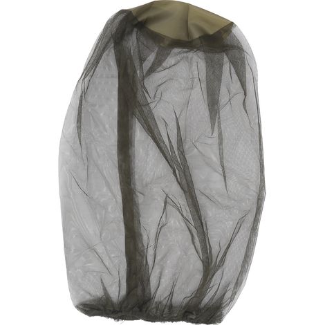 Casquette anti-moustiques en nylon respirante avec filet de pêche nocturne et protection solaire (Vert militaire) (1/5)