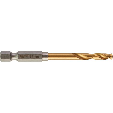 Punta metallo Milwaukee hss-g tin 4,5 mm 10 pezzi (1/3)
