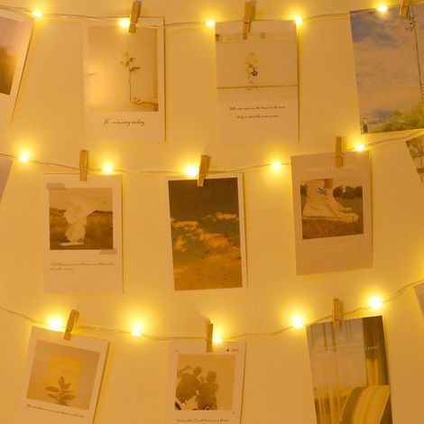 Guirlande Led - Étoiles - Alimentation Pile AA - Étanche Fil - Pour Décoration Intérieure Extérieure - Fêtes Mariages Noël - 1 Pièce (1/5)