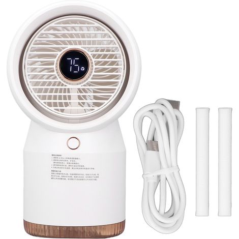 Ventilateur brumisateur portable USB - Mini brumisateur ventilateur 3 vitesses pour voiture, bureau et extérieur (1/5)