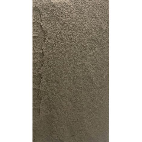 Pannello decorativo 3D effetto pietra in PU 10 pz 120x60x3 - Grigio Scuro (1/5)