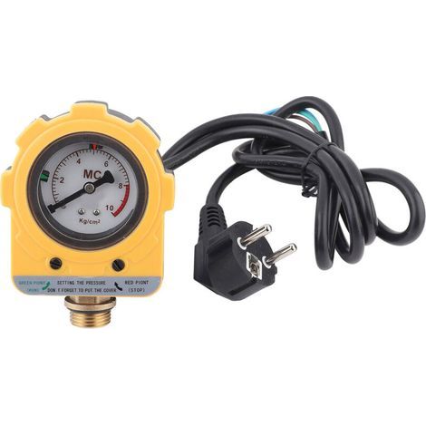 Contrôleur de pression 220 V 10 bars, interrupteur électronique pour pompe à eau (prise UE) (1/5)