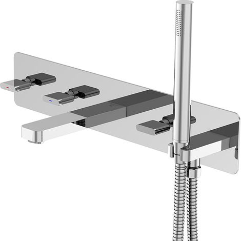 Steinberg Serie 230 Wannenarmatur, 5-Loch, Komplettset, (1/4)