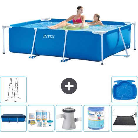 Intex Piscina con struttura Rettangolare - 220x150x60 cm - 7-pezzi S30019 (1/4)