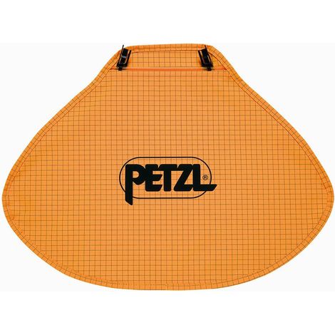 Petzl – Protecteur de nuque pour casque VERTEX – Orange fluorescent – Protection UV 40 – Léger 55g – Lavable à 30°C