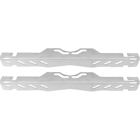 Ortviai Plaque d’Alignement de Roues en Acier Inoxydable pour Réglage Précis du Pincement – Lot de 2, Argent (1/5)