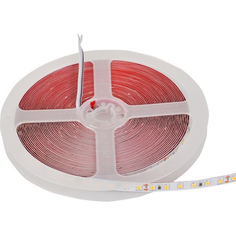 Bande LED Souple 120 LEDs/m Autoadhésive 8mm Basse Tension Lumière Douce Non Clignotante pour Plafond Meuble Décoration Intérieure 10m (1/5)
