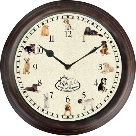 Reloj con sonidos de perros Esschert Design