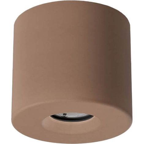 Plafonnier led en béton ip65 redo group funn 91186 91187 91188, couleur terracotta (1/5)