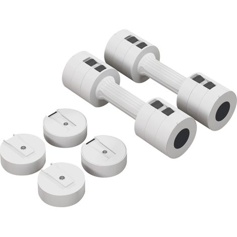 SPORTNOW Adjustable Dumbbells Set, Fast Adjust and Compact, 2.5kg x 2 (1/5)