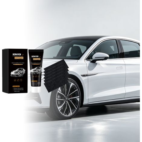 Kratzerreparaturmittel zur einfachen Ausbesserung von Lackkratzern, zur täglichen Fahrzeugpflege, zum Polieren und zur Glanzerhaltung – 120 g × 1 + Nano-Tuch × 6 -- BIEMMEDUE (1/5)