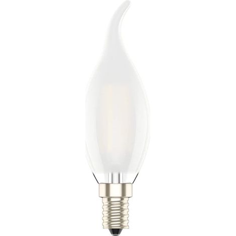 ZOLGINAH Ampoule de Bougie, C35 E14 Non Dimmable, LED Ampoule à Filament 4W,4W Équivalent Ampoule Incandescente 30W, Doux Blanc Chaud 2700K, Petite Vis Edison,AC220-240V,Lot de 5 [Classe énergétique A (1/5)
