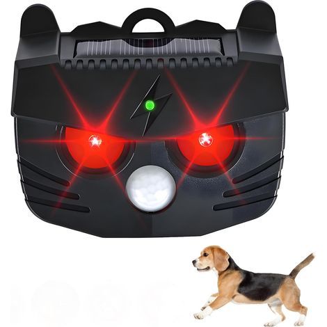 2 pièces Répulsif solaire pour animaux - Répulsif solaire à ultrasons pour animaux - Lampes de prédateurs étanches - Répulsif solaire de nuit pour animaux - Répulsif solaire de nuit pour animaux - Pou (1/5)