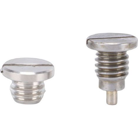 2pcs Bouchon de vidange de boîtier d'engrenage - Remplacement Mariner Métal durable - Moteur hors bord (1/5)