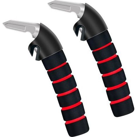 Lot de 2 poignées de porte de voiture pour personnes âgées, poignée d'assistance de voiture, poignée multifonction, poignée de verrouillage de porte de voiture pour personnes âgées et handicapées, rou (1/5)