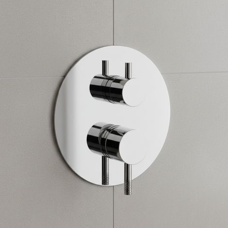 Ensemble extérieur de mitigeur encastré pour douche à 3 sorties Paffoni, série Jolly JLBOX019CR Chromé (1/4)